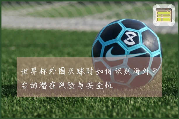 世界杯外围买球时如何识别海外平台的潜在风险与安全性