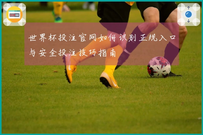 世界杯投注官网如何识别正规入口与安全投注技巧指南