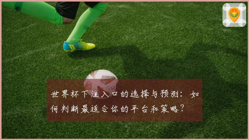 世界杯下注入口的选择与预测：如何判断最适合你的平台和策略？