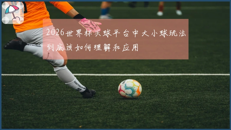 2026世界杯买球平台中大小球玩法到底该如何理解和应用